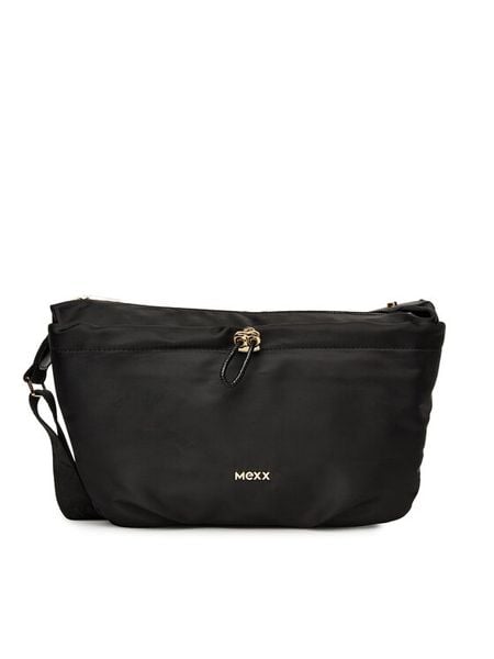 MEXX Torebka C-MEXX-M-001-08 Czarny. Czarne listonoszki Mexx, bez wzorów, z materiału, bez dodatków. Za 179,99 zł.