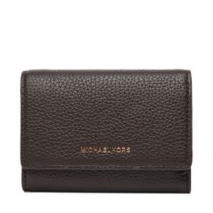 Portfel MICHAEL Michael Kors. Brązowe portfele MICHAEL Michael Kors, bez wzorów. Za 449,99 zł.