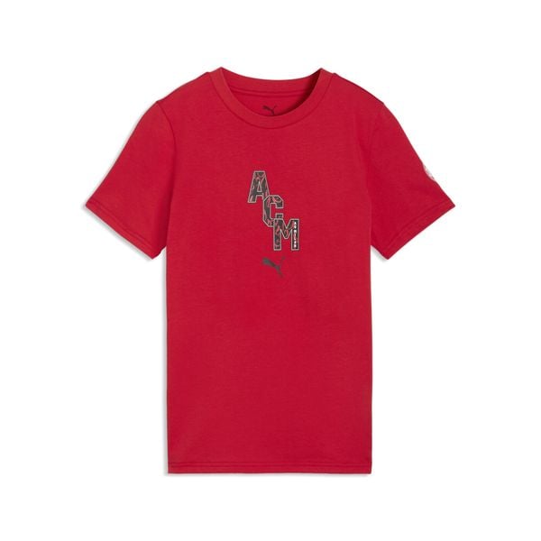 Młodzieżowa koszulka AC Milan FtblCulture PUMA. Czarna bluzki Puma, m, bez wzorów, młodzieżowe, bez kołnierzyka, bez ramiączek. Za 109,00 zł.