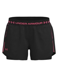 Under Armour Szorty funkcyjne 2w1 w kolorze czarnym rozmiar: S. Czarne spodenki sportowe Under Armour, s, bez wzorów, outdoorowe. Za 89,99 zł.