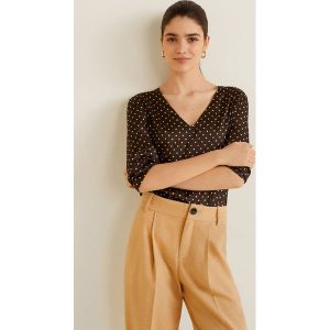 Mango - Bluzka Chemdipi. Bluzki marki Mango. W wyprzedaży za 49,90 zł.