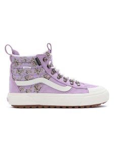 Vans Skórzane sneakersy "SK8-Hi DR MTE-2" w kolorze fioletowym rozmiar: 37. Różowe trampki Vans, bez wzorów, za kostkę, bez zapięcia. Za 262,29 zł.
