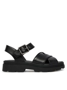 Clarks Sandały Orinoco3 Cross 26186091 Czarny. Czarne sandały Clarks, bez wzorów, ze skóry, bez obcasa, na płaskiej podeszwie, bez zapięcia. Za 389,99 zł.