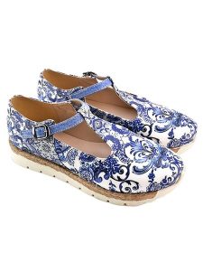 Goby Skórzane baleriny w kolorze niebieskim rozmiar: 37. Niebieskie balerinki Goby, bez wzorów, bez obcasa, bez zapięcia. Za 217,99 zł.