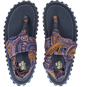 Sandały damskie GUMBIES SLINGBACK SANDAL. Fioletowe buty trekkingowe Gumbies, bez zapięcia. Za 109,99 zł.