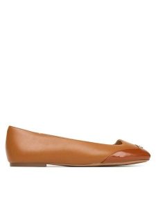 Liu Jo Baleriny Brigitte 03 SF5041 PX695 Brązowy. Brązowe balerinki Liu Jo, bez wzorów, ze skóry, bez obcasa, bez zapięcia. Za 379,99 zł.