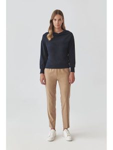 TATUUM Bluza w kolorze granatowym rozmiar: M. Niebieskie bluzy Tatuum, m, bez wzorów, z bawełny, bez kaptura. Za 92,21 zł.