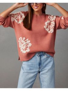Milan Kiss Sweter w kolorze jasnoróżowym rozmiar: L. Różowe swetry oversize Milan Kiss, l, bez wzorów, z bawełny, bez ramiączek. Za 144,92 zł.