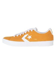 Converse Skórzane sneakersy "Vulc Pro Summer" w kolorze pomarańczowym rozmiar: 42,5. Pomarańczowe trampki Converse, bez wzorów, bez zapięcia. Za 136,13 zł.