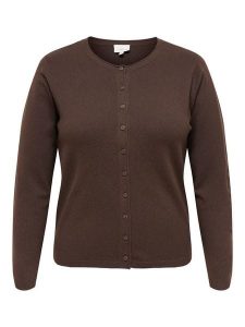 ONLY Carmakoma Kardigan w kolorze brązowym rozmiar: L-50/52. Brązowe kardigany Only Carmakoma. Za 104,95 zł.