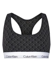 Calvin Klein Underwear Biustonosz top LV00QF8493 Czarny. Czarne topy Calvin Klein Underwear, s, bez wzorów, z bawełny, bez kołnierzyka, bez ramiączek. Za 149,99 zł.