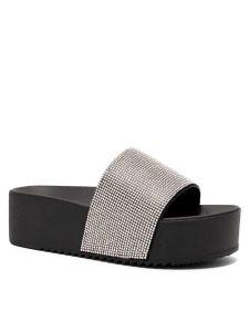 Clara Barson Klapki MALAIKA WS010801-01 Czarny. Czarne klapki Clara Barson, bez wzorów, z syntetyku, bez obcasa. Za 49,99 zł.