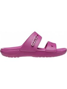 Crocs Klapki "Classic" w kolorze różowym rozmiar: 38/39. Różowe klapki Crocs, bez wzorów, z otwartym noskiem, bez obcasa. Za 48,28 zł.