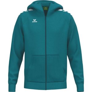 Kurtka z kapturem Erima Cmpt Wings Blue Junior. Niebieskie kurtki 575 FACTORY, bez wzorów, z materiału, z kapturem. Za 313,99 zł.