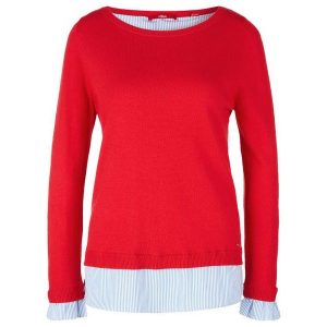 S.Oliver Sweter Damski 38 Czerwony. Swetry klasyczne marki s.Oliver. Za 259,00 zł.