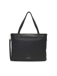 Lasocki Torebka MLS-J-023-05 Czarny. Czarne torebki klasyczne Lasocki, bez wzorów, z poliesteru, bez dodatków. Za 179,99 zł.