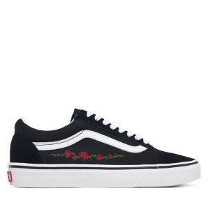 Tenisówki Vans. Czarne trampki Vans, bez wzorów, bez zapięcia. Za 399,99 zł.