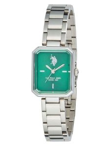 U.S. Polo Assn. Zegarek kwarcowy w kolorze srebrno-zielonym rozmiar: onesize. Szare, analogowe zegarki U.S. Polo Assn. Za 173,99 zł.