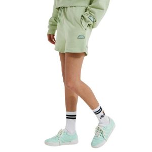 Spodenki turystyczne damskie Ellesse Nanoarrow. Zielone spodenki sportowe Ellesse, bez wzorów, z bawełny. Za 102,00 zł.
