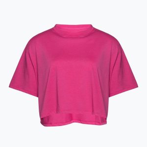 Koszulka treningowa damska Under Armour Campus Boxy Crop. Czerwone bluzki Under Armour, l, bez wzorów, sportowe, bez kołnierzyka, bez ramiączek. Za 109,99 zł.