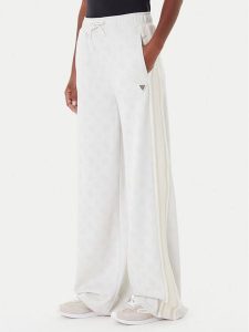 Guess Spodnie dresowe V5YB10 K0282 Écru Relaxed Fit. Spodnie dresowe Guess, l, z aplikacjami, z dresówki. Za 269,99 zł.