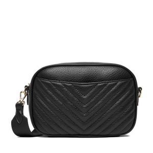 Torebka JENNY. Czarne listonoszki Jenny, bez wzorów, bez dodatków. Za 109,99 zł.