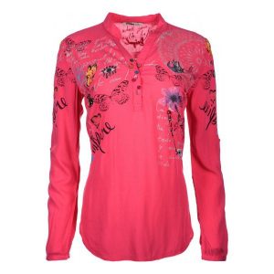 Desigual Bluzka Damska Xs Różowy. Bluzki marki Desigual. W wyprzedaży za 255,00 zł.