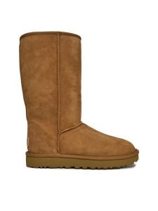 Ugg Śniegowce W Classic Tall II 1016224 Brązowy. Brązowe buty zimowe Ugg, ze skóry, bez obcasa, bez zapięcia. Za 969,99 zł.