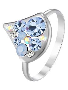 METROPOLITAN Pierścionek z kryształami Swarovski rozmiar: 56. Niebieskie pierścionki METROPOLITAN, z kryształem. Za 52,55 zł.