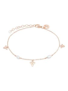 Tamaris Bransoletka z elementami ozdobnymi rozmiar: onesize. Białe bransoletki Tamaris, z perłą, ze stali. Za 130,99 zł.