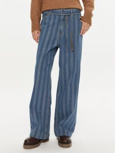 DAY BIRGER ÉT MIKKELSEN Jeansy Elijah DAY65243382 Niebieski Wide Leg. Niebieskie jeansy DAY Birger et Mikkelsen, bez wzorów, z bawełny. Za 679,99 zł.