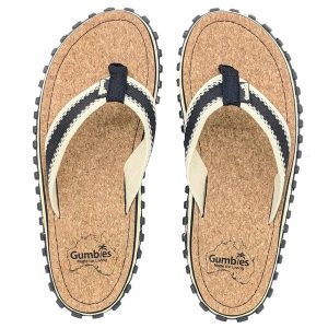 Japonki GUMBIES CORKER FLIP-FLOPS UNISEX. Brązowe klapki Gumbies, bez wzorów, bez obcasa. Za 114,99 zł.