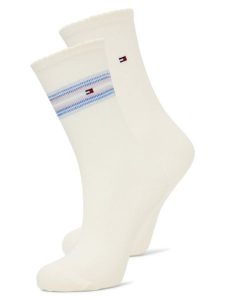 Tommy Hilfiger Skarpety w 2-paku Kobiety drobna dzianina biały jednolity, 35-38. Białe skarpetki TOMMY HILFIGER, bez wzorów, z dzianiny. Za 69,95 zł.