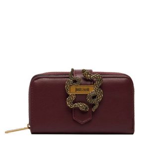 Portfel Just Cavalli. Czerwone portfele Just Cavalli, bez wzorów. Za 389,99 zł.