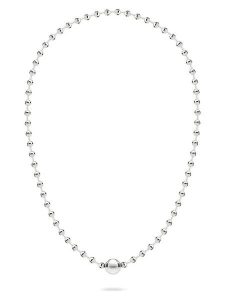 Liebeskind Posrebrzany naszyjnik - dł. 42 cm rozmiar: onesize. Szare naszyjniki Liebeskind, posrebrzane. Za 173,99 zł.