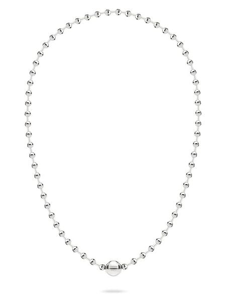 Liebeskind Posrebrzany naszyjnik - dł. 42 cm rozmiar: onesize. Szare naszyjniki Liebeskind, posrebrzane. Za 235,50 zł.