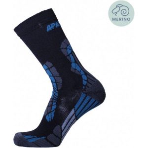 Skarpety turystyczne Outdoor - Castor - Skarpety sportowe. Niebieskie skarpetki APASOX, bez wzorów. Za 86,95 zł.