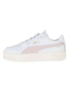 Puma Skórzane sneakersy "Carina Street Lux" w kolorze białym rozmiar: 36. Białe trampki Puma, bez wzorów, z materiału, bez zapięcia. Za 259,13 zł.