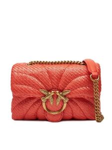 PINKO Torebka Love Puff Mini PE 25 PLTT 100039 A2C8 Pomarańczowy. Brązowe torebki klasyczne Pinko, bez wzorów, z materiału, bez dodatków. Za 699,99 zł.