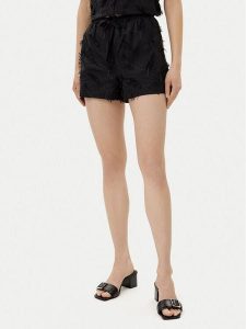 Silvian Heach Szorty materiałowe Clesti GPP25334SH Czarny Regular Fit. Czarne szorty Silvian Heach, bez wzorów, z bawełny. Za 259,99 zł.