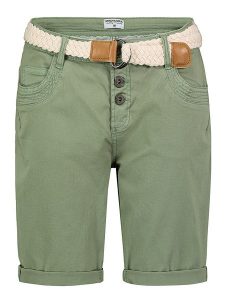 Stitch & Soul Bermudy w kolorze khaki rozmiar: XXL. Brązowe szorty Stitch & Soul, z aplikacjami, ze skóry, klasyczne. Za 97,74 zł.