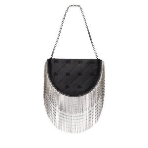 Torebka KARL LAGERFELD. Czarne torebki wieczorowe KARL LAGERFELD, bez wzorów, bez dodatków. Za 649,99 zł.