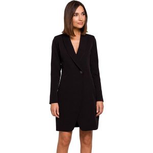 Stylove Sukienka w kolorze czarnym rozmiar: XXL. Czarne sukienki Stylove, na co dzień, xxl, bez wzorów, bez kołnierzyka, bez ramiączek, maxi, proste. Za 185,76 zł.