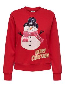 JDY Bluza "Paris" w kolorze czerwonym rozmiar: XXL. Czerwone bluzy JDY, xxl, bez wzorów, bez kaptura. Za 61,46 zł.