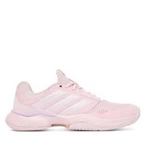 Buty do tenisa adidas. Czerwone buty sportowe ADIDAS, bez wzorów, bez zapięcia, tenisowe. Za 329,99 zł.