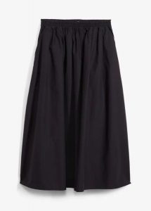Spódnica midi z czystej bawełny. Białe spódnice bonprix, bez wzorów, z bawełny, midi. Za 139,99 zł.