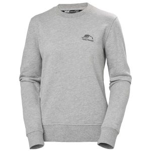 Bluza damska Helly Hansen Nord Graphic. Szare bluzy Helly Hansen, bez wzorów, bez kaptura. Za 326,50 zł.