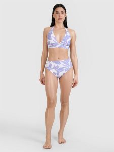 4F Dół od bikini damski - fioletowy XL. Fioletowe bikini 4f, bez wzorów, z elastanu. W wyprzedaży za 39,99 zł.