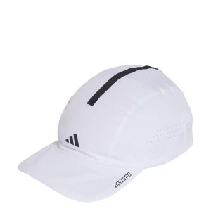 Czapka Runningxadizero Lightweight CLIMACOOL. Białe czapki ADIDAS, bez wzorów. Za 129,00 zł.