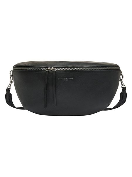 Liebeskind Berlin Skórzana saszetka w kolorze czarnym - 40 x 27 x 11 cm rozmiar: onesize. Czarne nerki i saszetki Liebeskind Berlin, bez wzorów, z materiału. Za 532,06 zł.